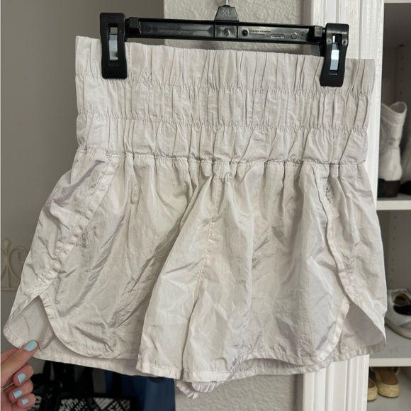 Free People Movement High Rise Shorts White - Picture 1 of 2
